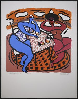 Clemens Briels - Zeefdruk, Antipodes II kopen? Bied vanaf 35!