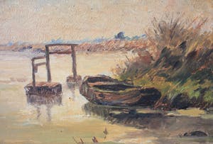 Aris Knikker - Polderlandschap kopen? Bied vanaf 175!