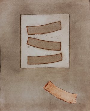 Jan Montyn - Signalen, aquatint ets (kleine oplage) kopen? Bied vanaf 115!