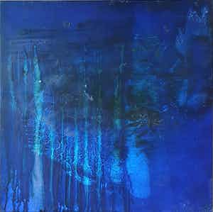 Kees de Vries - Abstracte compositie | Unica verkocht voor € 165!