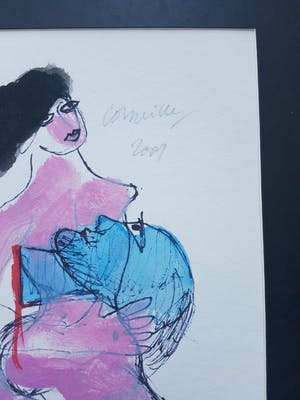 Corneille - Corneille 1922-2010 litho naakt in lijst handgesigneerd,genummerd en gedateerd kopen? Bied vanaf 150!