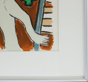 Corneille - Zeefdruk. Titel. "Femme et animeaux XIV kopen? Bied vanaf 120!