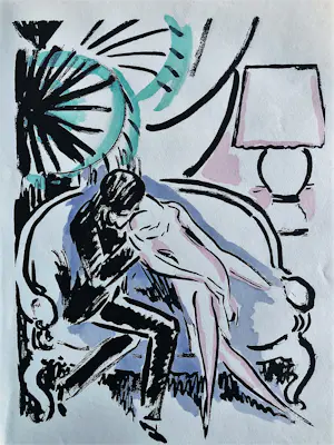 Kees van Dongen - De kus 1925 kopen? Bied vanaf 325!