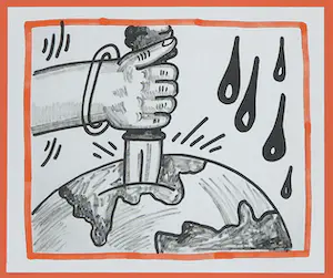 Keith Haring - Zeldzame litho uit het portfolio Against all odds - Ingelijst kopen? Bied vanaf 1!