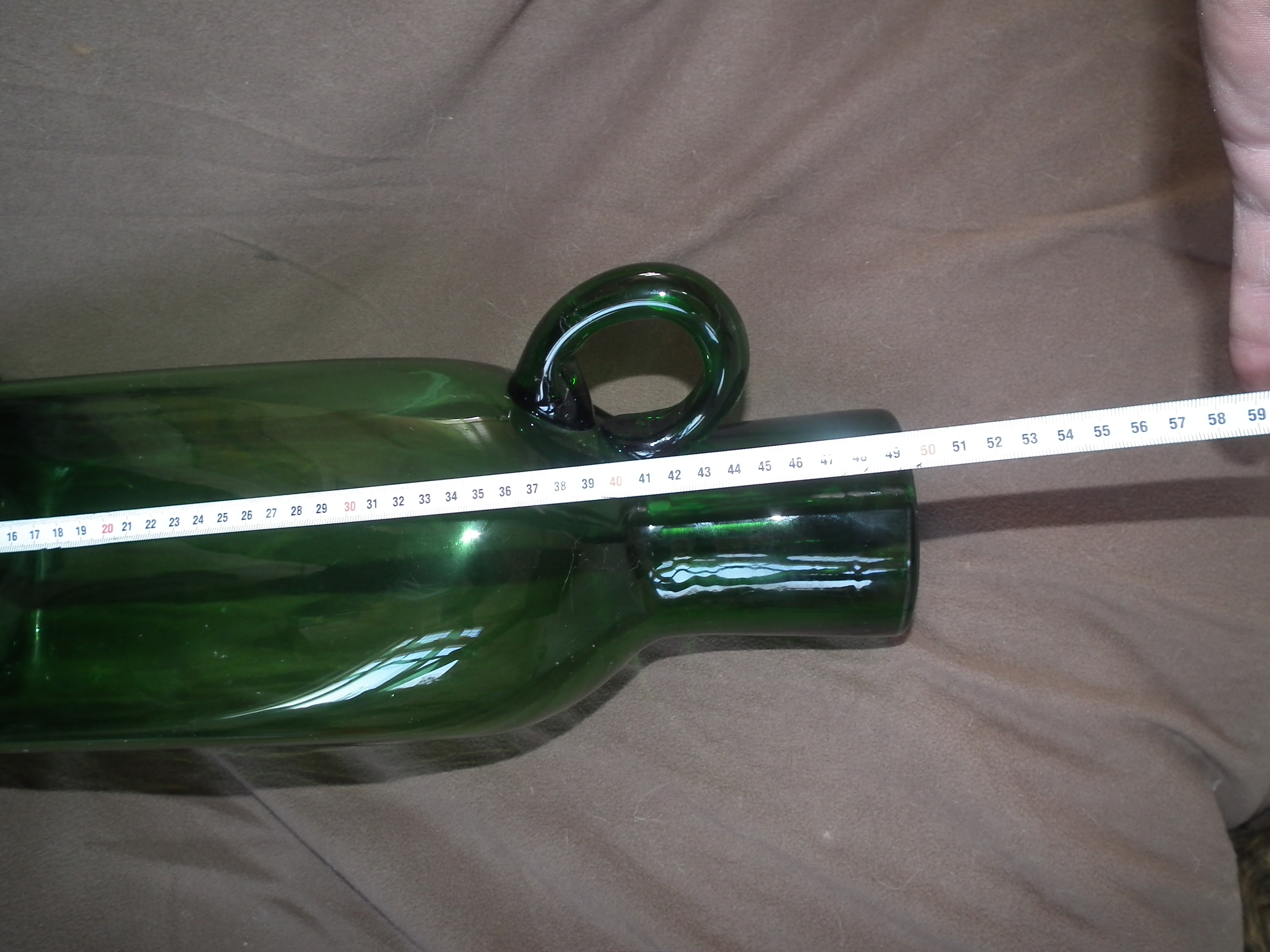 Empoli Glas - Empoli verde vaas met aangezet oor kopen? Bied vanaf 50!