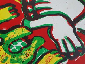 Bengt Lindstrom - Litho: 'Two figures' kopen? Bied vanaf 195!