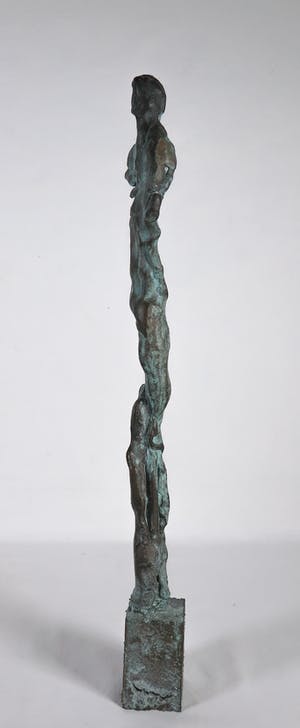 Ad Arma - Groot abstact bronzen figuur kopen? Bied vanaf 450!