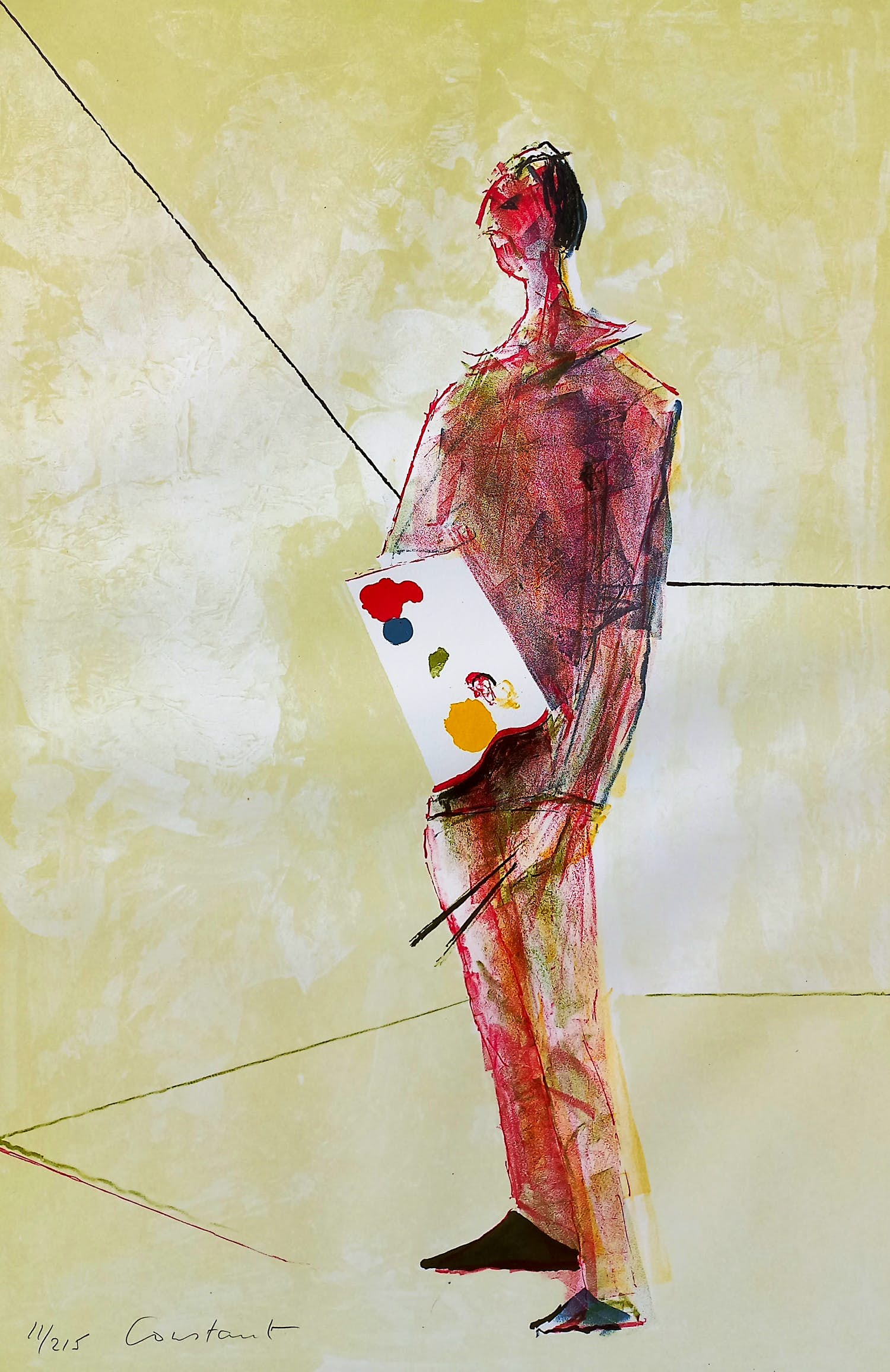 Constant - Zelfportret, litho kopen? Bied vanaf 295!