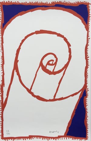 Pierre Alechinsky - grote litho - 1986 - oplage 100 ex kopen? Bied vanaf 775!