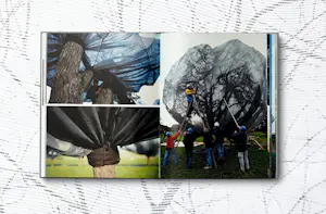 Christo - XXL Book Wrapped Trees + print + originele stof, gesigneerd&genummerd - Taschen kopen? Bied vanaf 539!