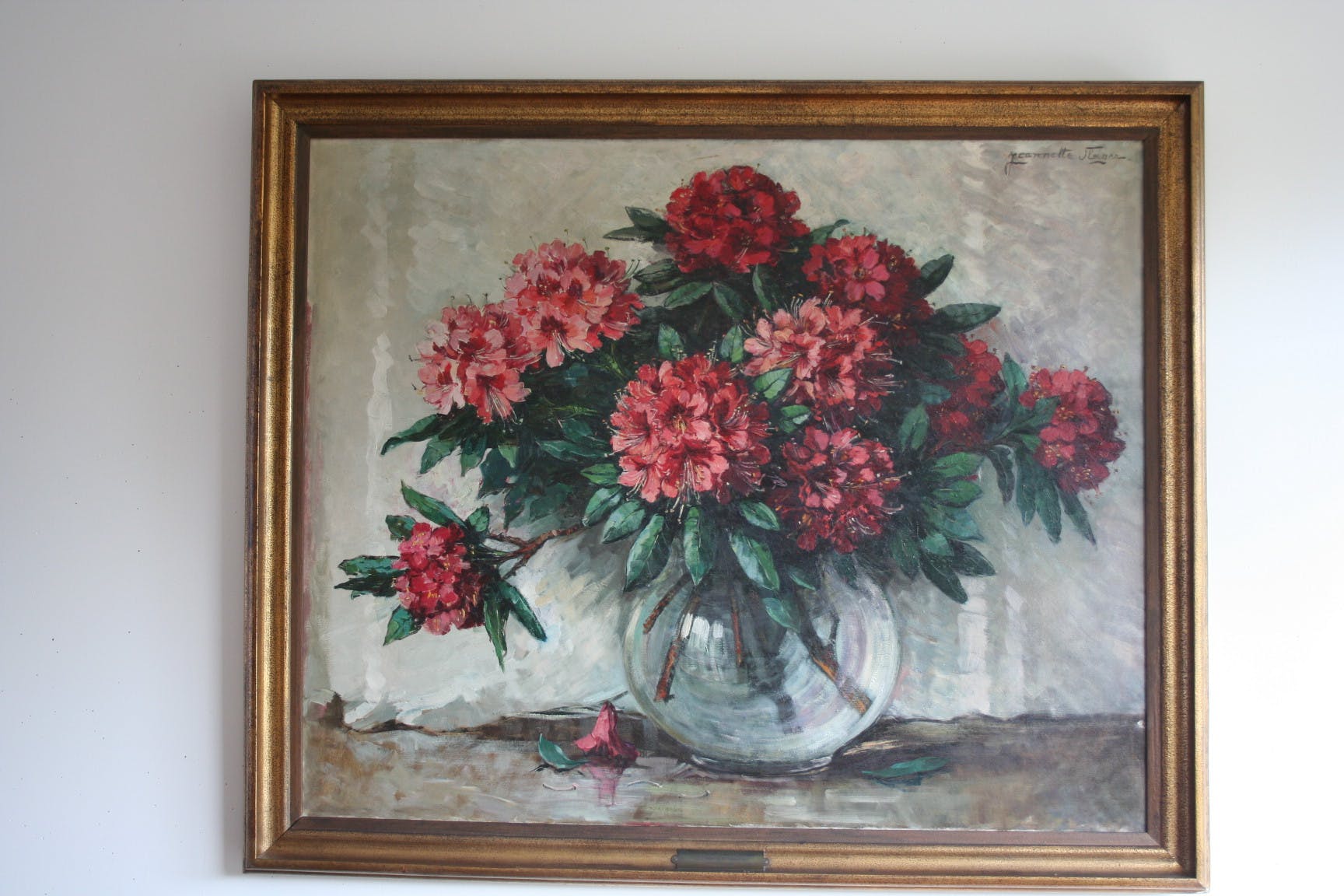 Jeanette Slager - Rododendrons in Glazen vaas kopen? Bied vanaf 525!