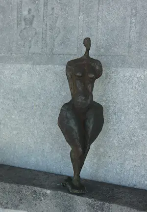 Franz Josef Vanck - Wandobject (buiten) van natuursteen, brons en ijzer kopen? Bied vanaf 500!