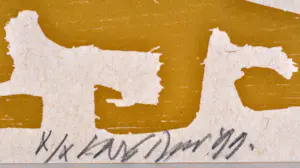 Carel Visser - Houtsnede - Gesigneerd - 21x30 cm - n° X/X - 1999 kopen? Bied vanaf 350!