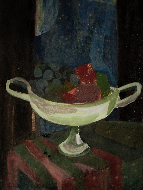 Carla Daalderop Bruggeman - Zeldzaam kubistisch Aquarel van Beeldhouwster/Keramiste uit de Betuwe  kopen? Bied vanaf 1!