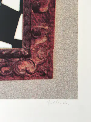 JCJ VANDERHEYDEN - zeefdruk ‘Checkerboard’ - artist proof kopen? Bied vanaf 325!