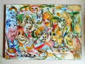 Carla Schot - Olieverfschilderij - Figuren [5] kopen? Bied vanaf 25!