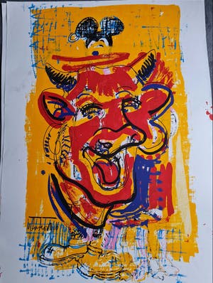 Peter Klashorst - Lot van 4 zeefdrukken - gesigneerd kopen? Bied vanaf 1!