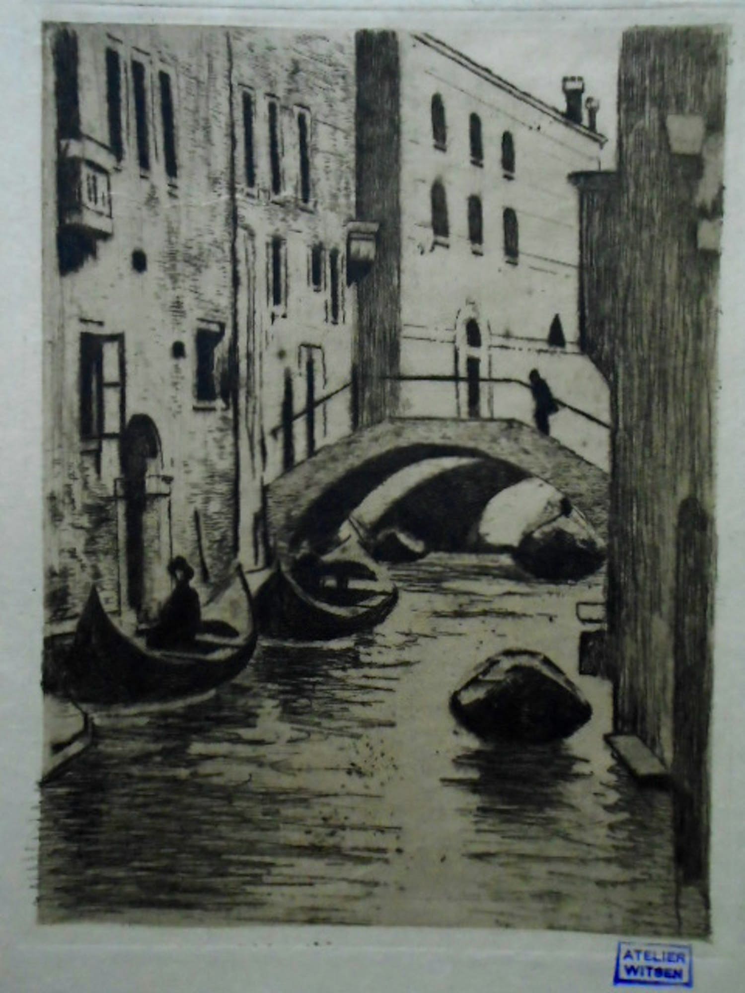 Willem Witsen - Brugje over de Rio di San Toma, Venetië kopen? Bied vanaf 100!