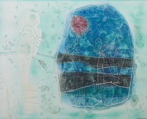 Soichi Hasegawa - Ets en aquatint, Sur l'atoll - Ingelijst kopen? Bied vanaf 50!