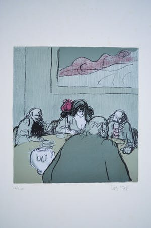 Kurt Lob - mensen rond een tafel kopen? Bied vanaf 25!