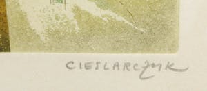 Adolphe Cieslarczyk - Kleurenets, Zonder titel kopen? Bied vanaf 1!