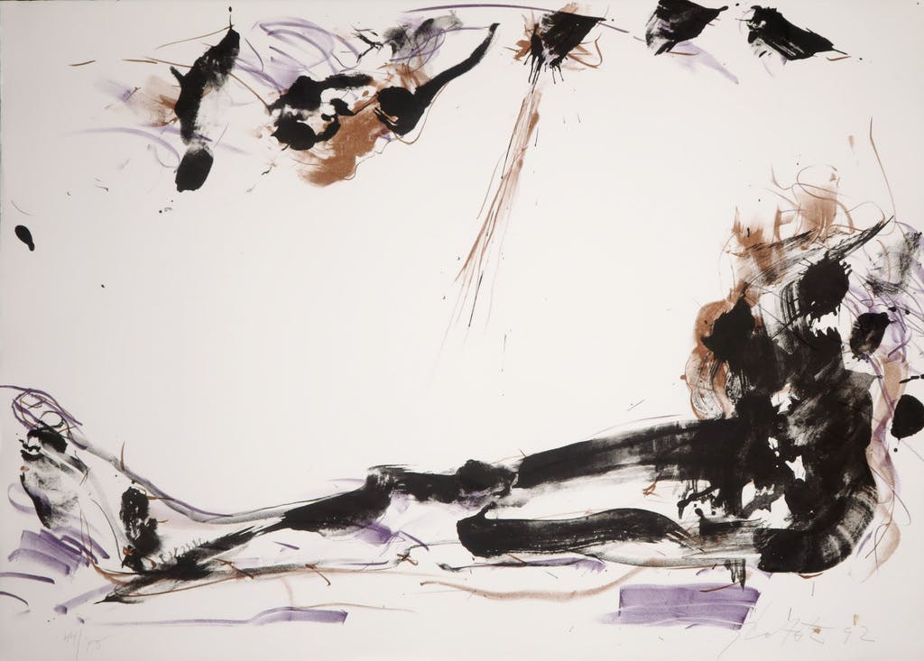 Ger Lataster - Ger Lataster: Litho, Het been verkocht voor € 160!