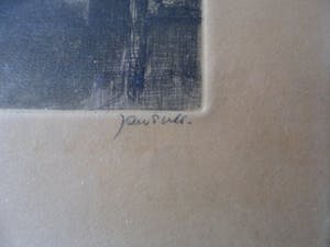 Jan Sirks - Ets , Dom te Utrecht– Gesigneerd & ingelijst kopen? Bied vanaf 25!