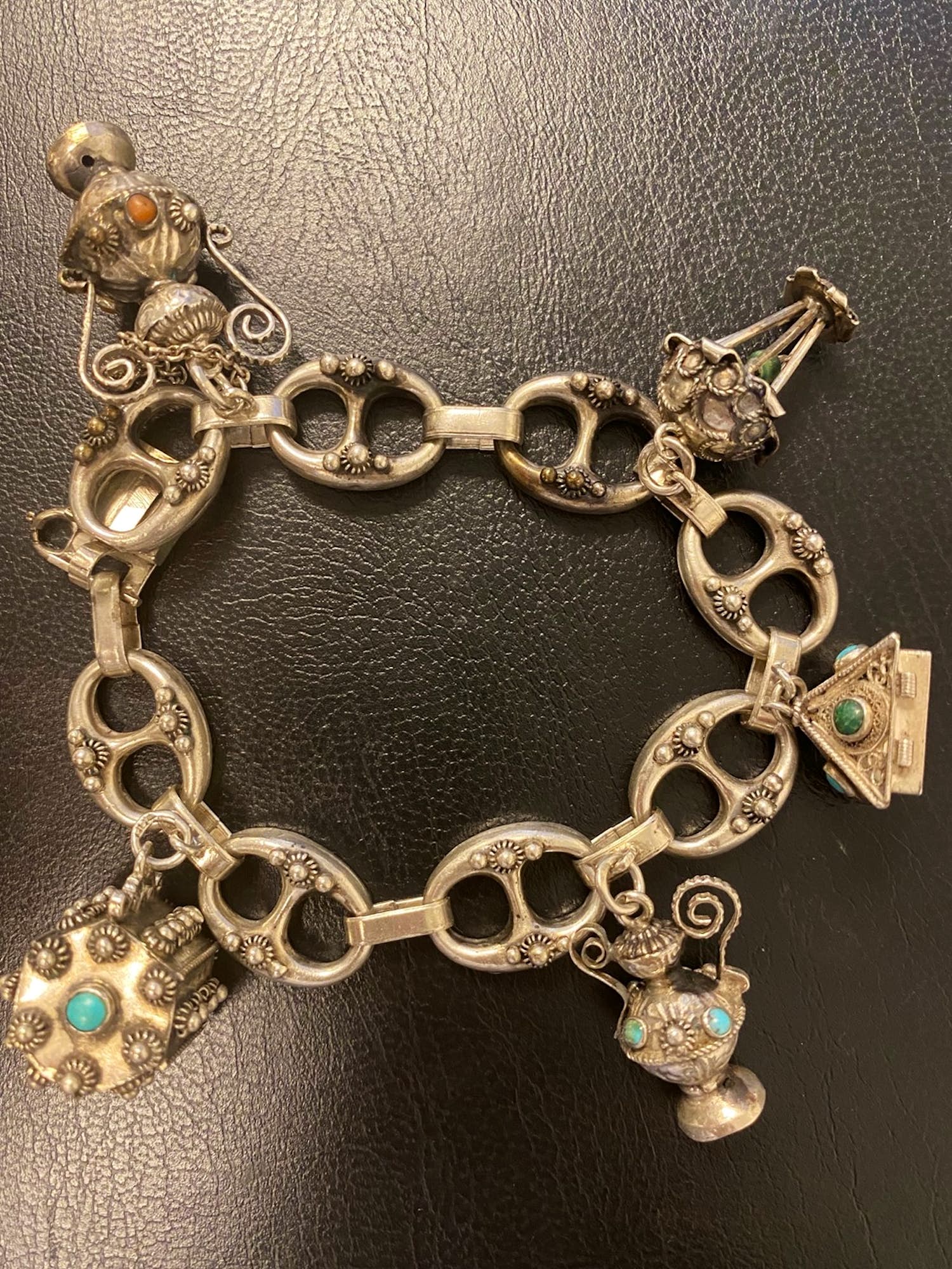 Zilveren Koffieboon Armband met Bedels kopen? Bied vanaf 40!