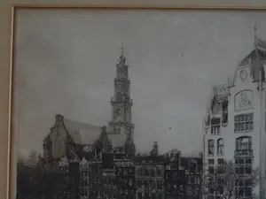 Dirk Harting - Ets , Hollandsche Levensverzekerings Bank Amsterdam – 1914 kopen? Bied vanaf 1!