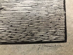 Jan Mankes - Houtsnede Zwarte Kraai - Gesigneerd - 1918 kopen? Bied vanaf 375!