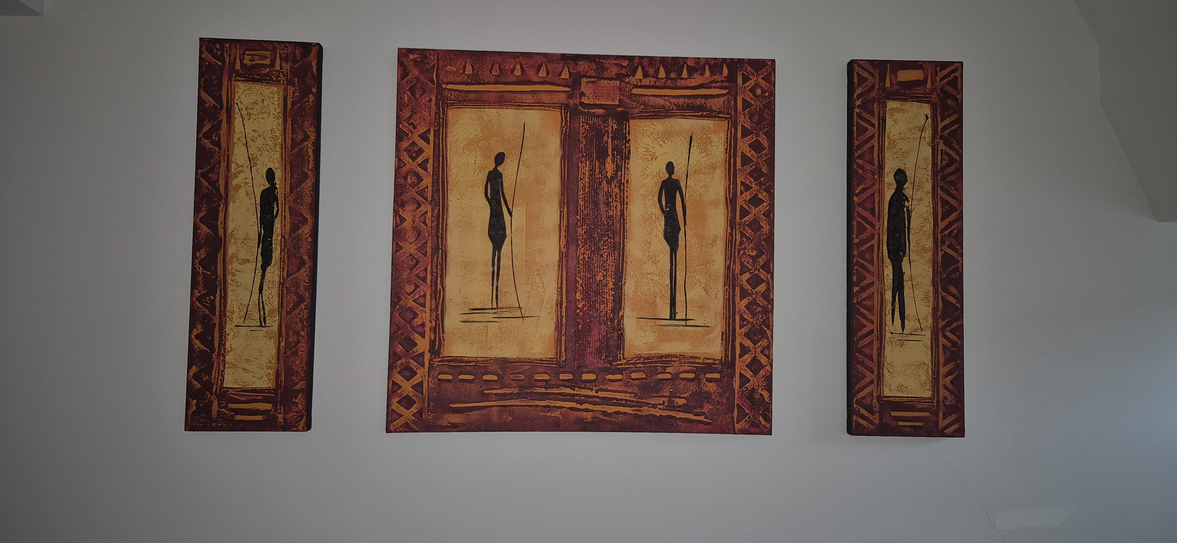 Buy Felipe Campello - Driedelig reliëfkunstwerk / Triptiek? Bid from 75!