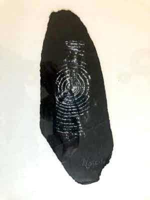 Klaus van der Locht - Gemengde techniek, Ingelijst verkocht voor € 55!