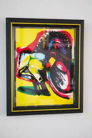 Arne Haugen Sorensen - abstracte litho uit 1967 vendu pour 55€ !