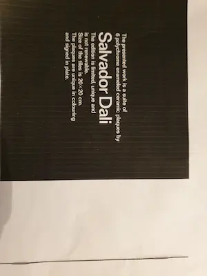 Salvador Dali - Le baiser du feu kopen? Bied vanaf 50!