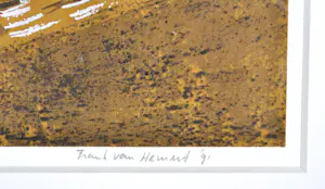 Frank van Hemert - Zeefdruk - Gesigneerd - Ingelijst - 38x37 cm - 1991 kopen? Bied vanaf 70!