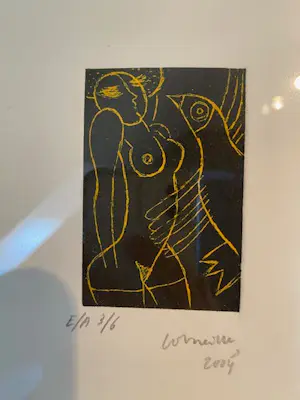 Corneille - Set van 4 vrouw en vogel kopen? Bied vanaf 650!