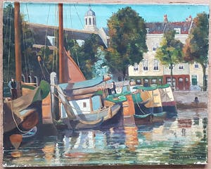 Niet of onleesbaar gesigneerd - Zalm haver kopen? Bied vanaf 1!