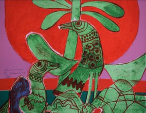 Corneille - litho - Aurore Rouge - 1972 kopen? Bied vanaf 450!