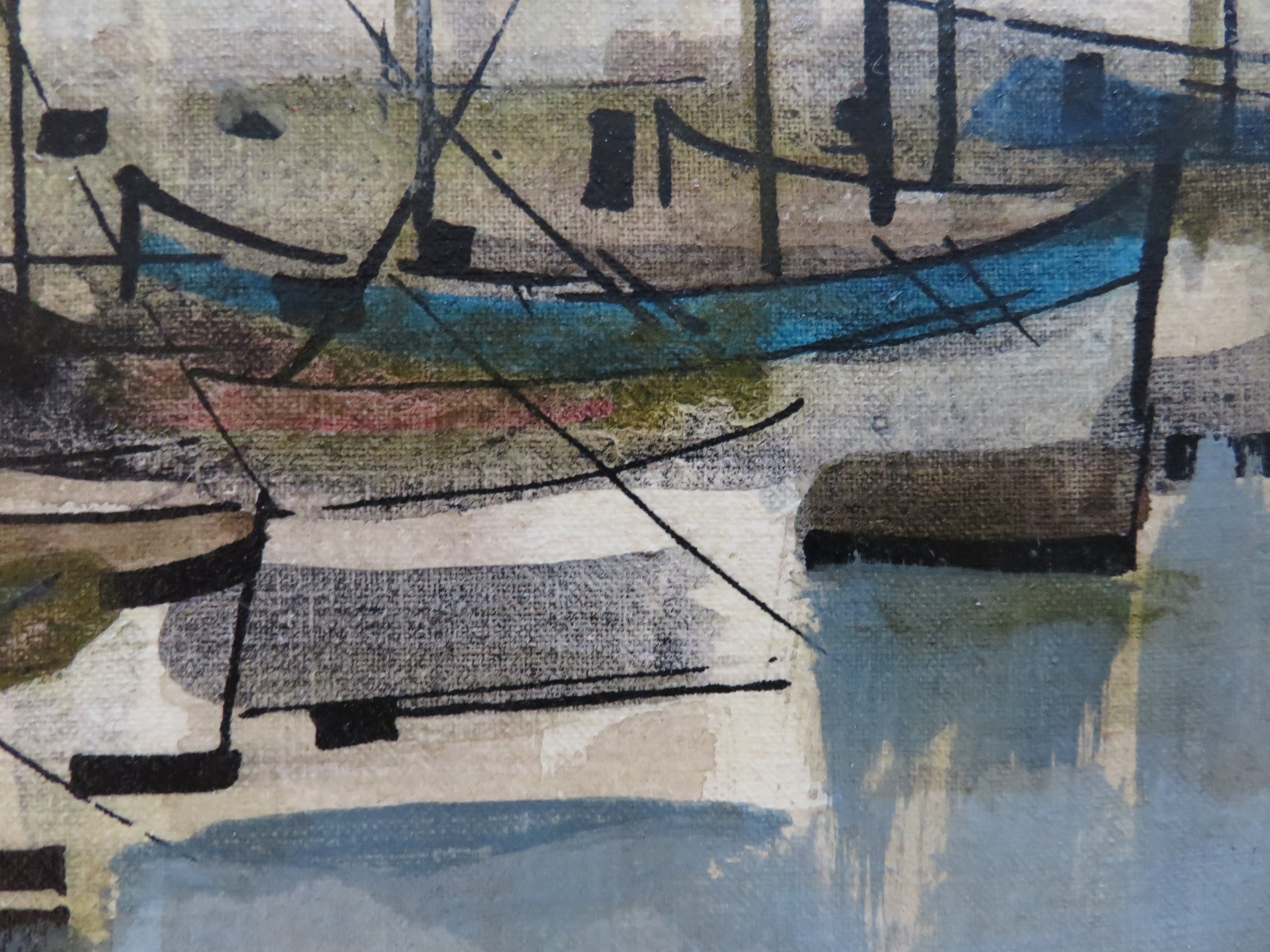 Georges Damin - Bateaux au port kopen? Bied vanaf 250!