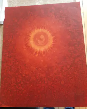 Jan Uriot - Zeefdruk. ZT kopen? Bied vanaf 40!