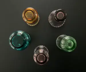 Glasfabriek De Rupel Boom - VIJF VIOLENVAASJES kopen? Bied vanaf 25!