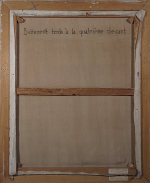 Harry Maas - Olieverf op doek, Battement tendu à la quatrième devant - Ingelijst kopen? Bied vanaf 650!