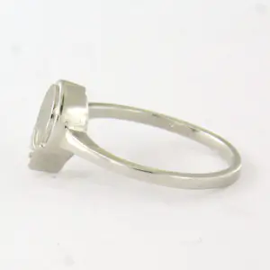 14k witgouden ring met een 8 kant geslepen diamant tot 0.01ct kopen? Bied vanaf 160!