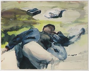 Robert Suermondt - Gouache, Zonder titel - Ingelijst kopen? Bied vanaf 40!