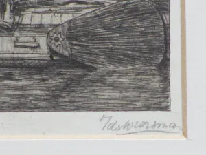 Ids Wiersma - Friese havenstad met driemaster - Ets kopen? Bied vanaf 140!