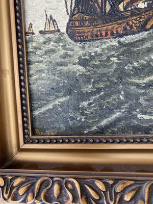 Niet of onleesbaar gesigneerd - Hollandse school - zee kopen? Bied vanaf 1!