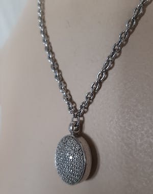 Curiosa - Zilveren ketting 925 met hanger witte topaas Ti Sento 925 kopen? Bied vanaf 1!