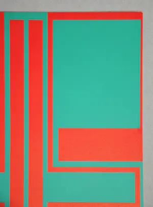 Willi Müller-Brittnau - Compositie - 1966 - Originele zeefdruk kopen? Bied vanaf 120!