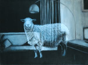 Jeannet van der Perk - Acryl op doek, Somewhere out there I kopen? Bied vanaf 100!