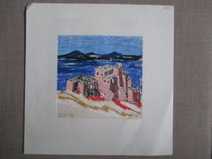 Wim Mulder - Gemengde techniek "Ohrid Joegoslavie" kopen? Bied vanaf 30!